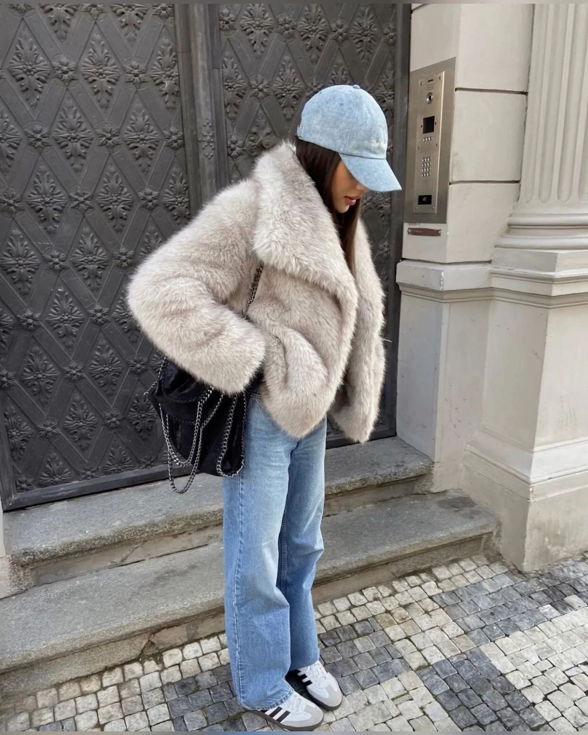 Santier® | Premium Faux Fur Coat
